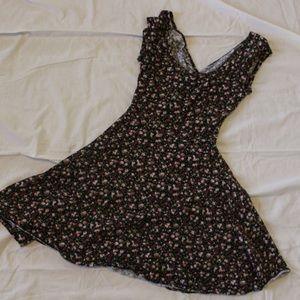 Dark floral dress